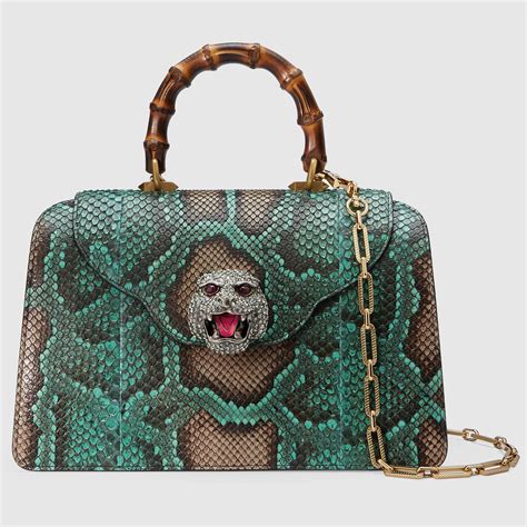 gucci python handbag|gucci python bag.